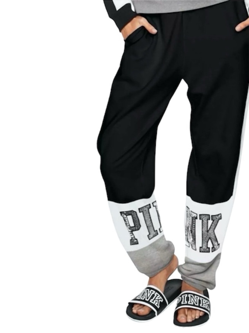 Victoria’s Secret Pink Sequin Jogger Pants